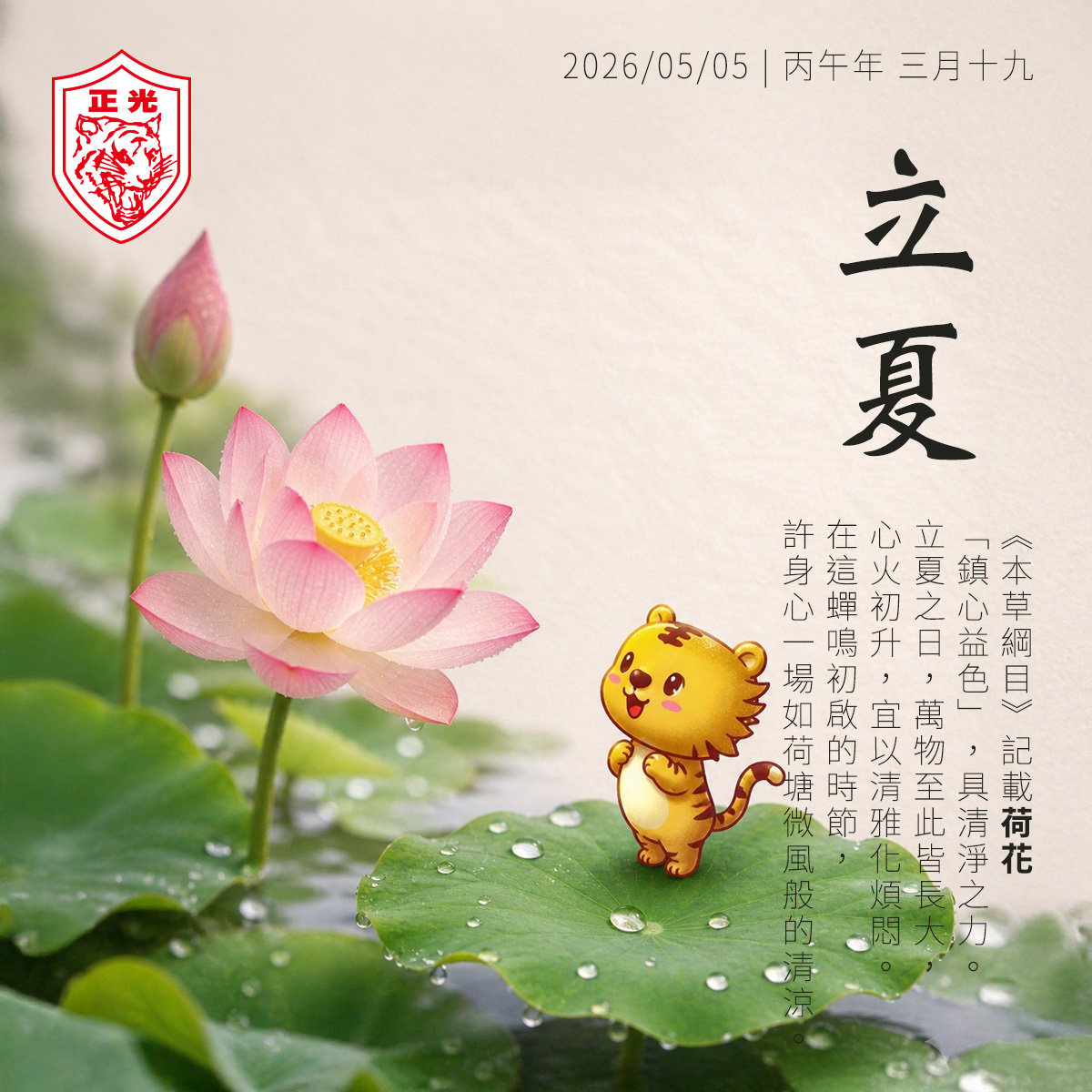 立夏：當初夏微熱，許身心一場清淨的庇佑