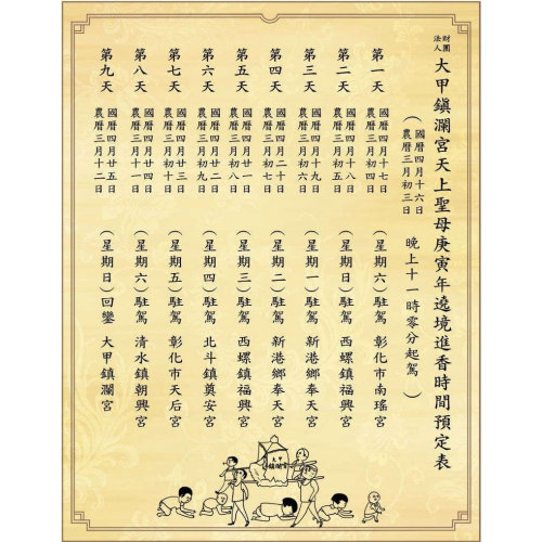 2010大甲鎮瀾宮遶境進香　正光商品義賣捐助