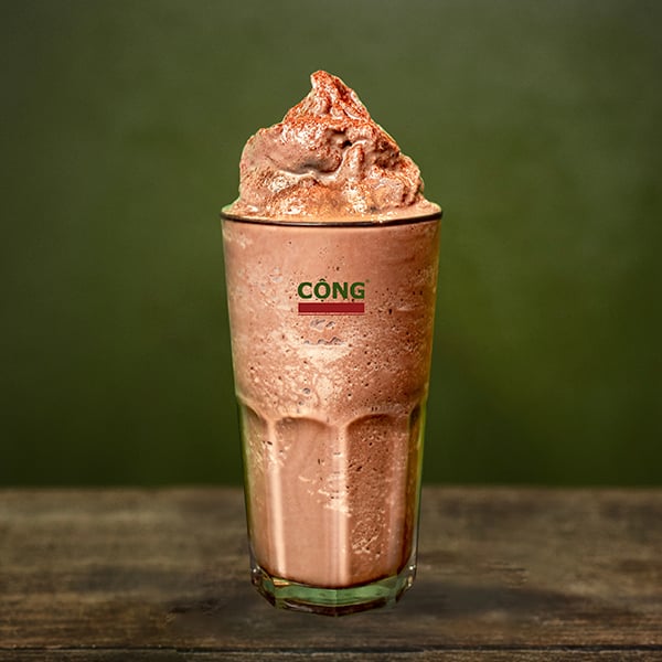 椰子可可冰沙
