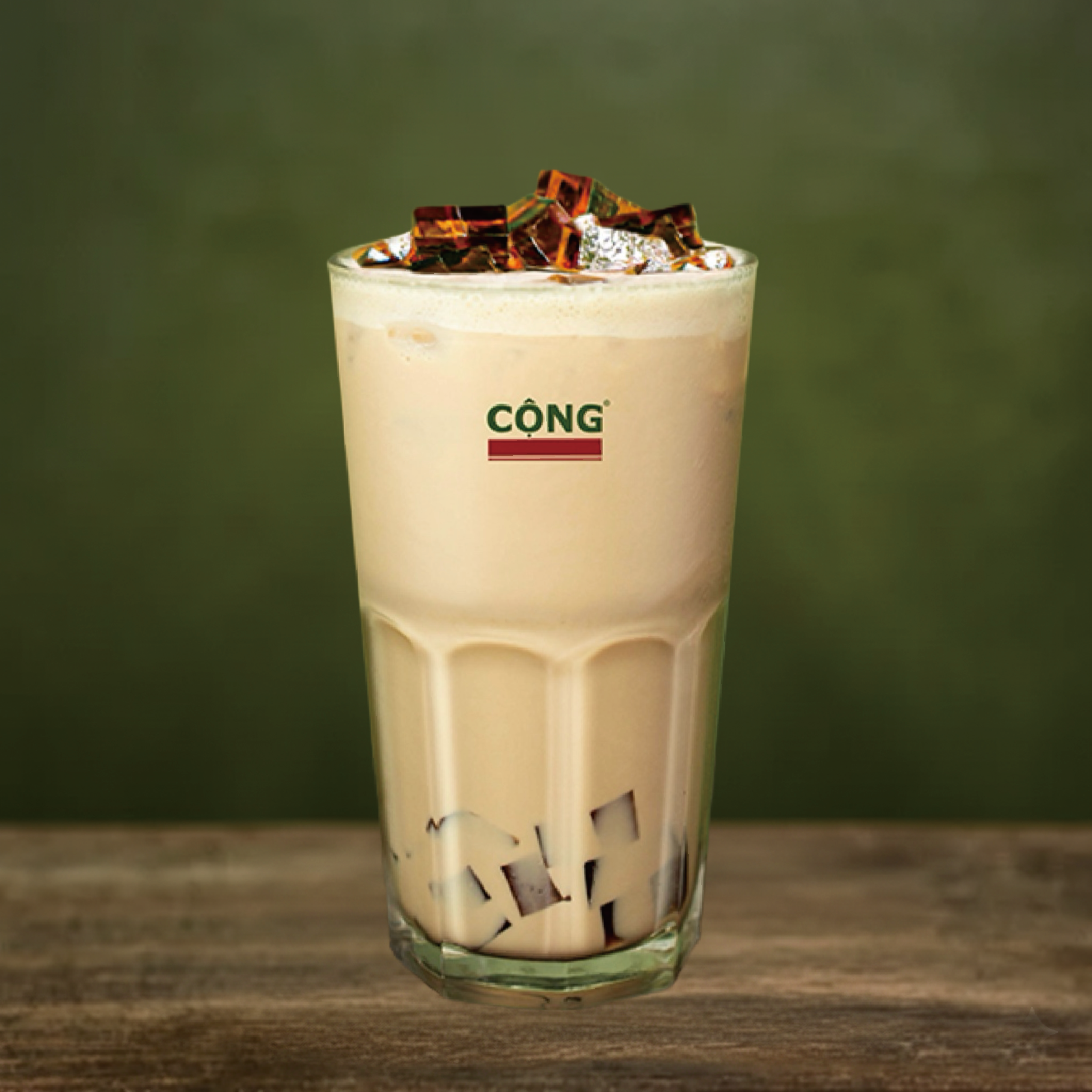 咖啡奶茶W.咖啡凍＆蒟蒻晶球