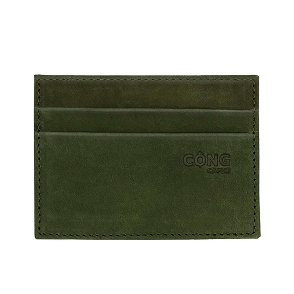 手工製真皮短夾