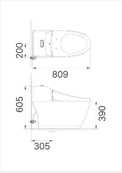 日本 INAX 單體馬桶 AC-1032VN-TW