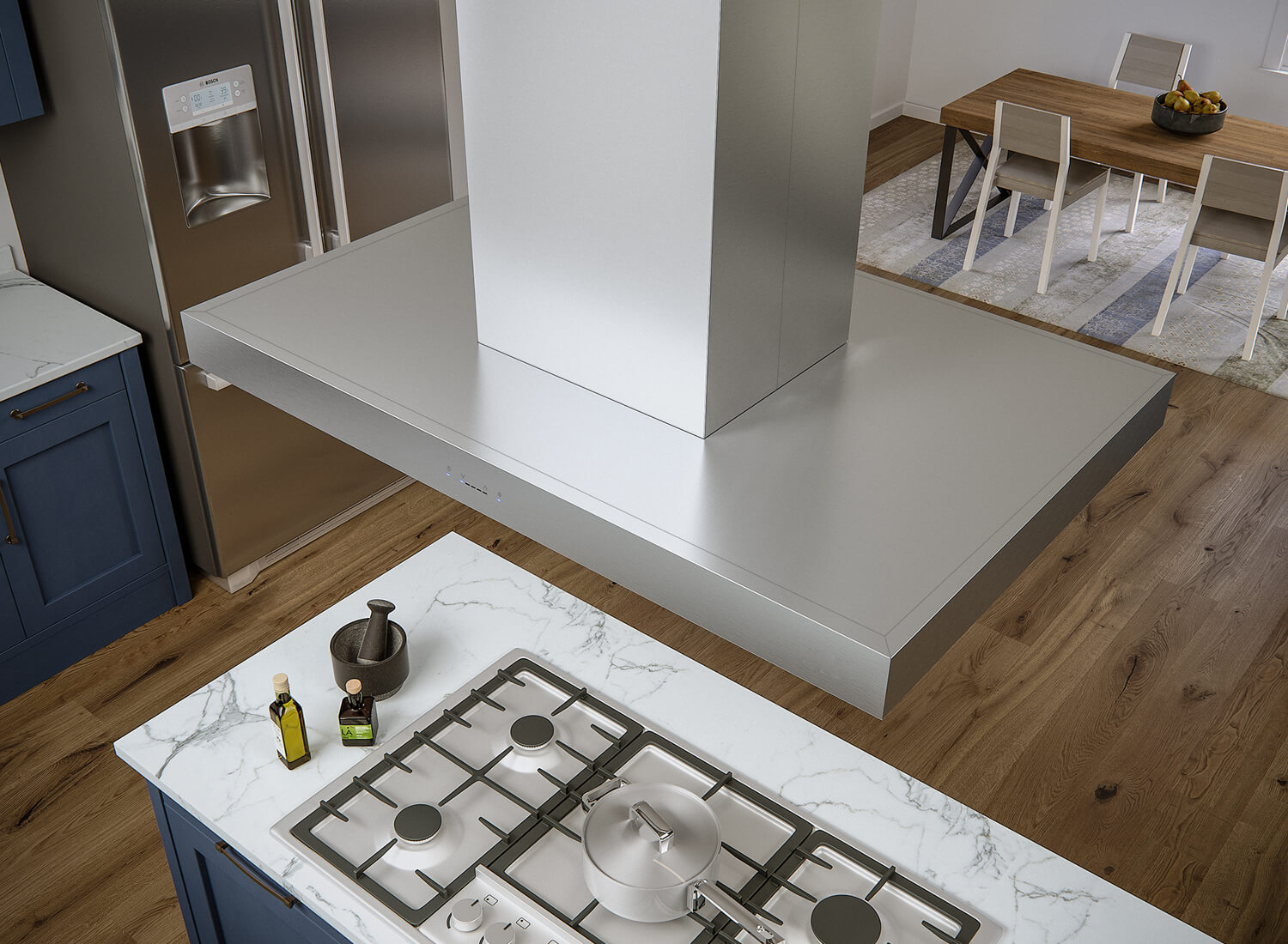 太平洋廚電 - PRM-M90.120 中島式 倒T排油煙機