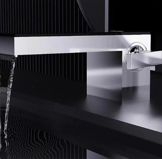 DE系列 - 溫度顯示型瀑布面盆龍頭 - D75962