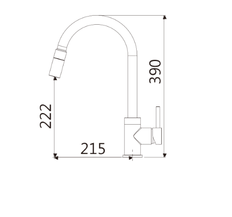 T.A.P. - ST下拉式廚房龍頭 / TAP-506021