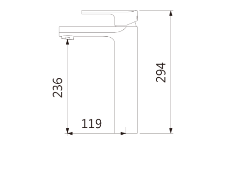 T.A.P. - 面盆龍頭(霧感黑) / TAP-100572
