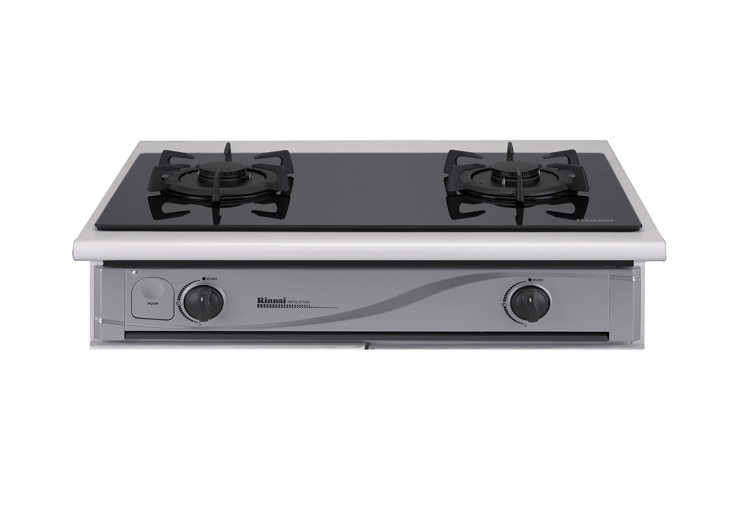 嵌入式蓮花玻璃雙口爐-RBTS-271GF(B)