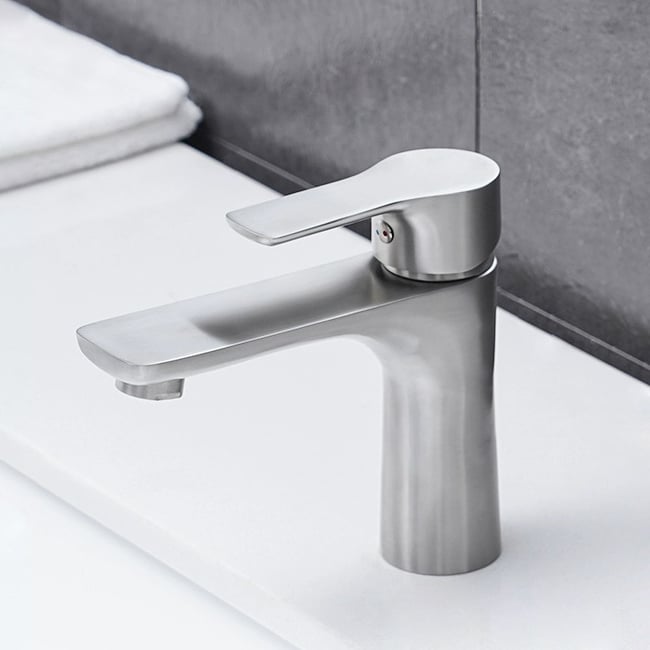 CHENPIN - 不鏽鋼面盆龍頭- KQ-S6701