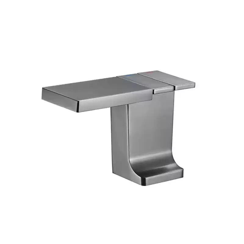 DE系列 - 鋼琴按鍵面盆龍頭  / J-2305.KS  鐵灰黑