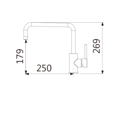 T.A.P. - 無鉛廚房龍頭 / TAP-106026 (4分管)