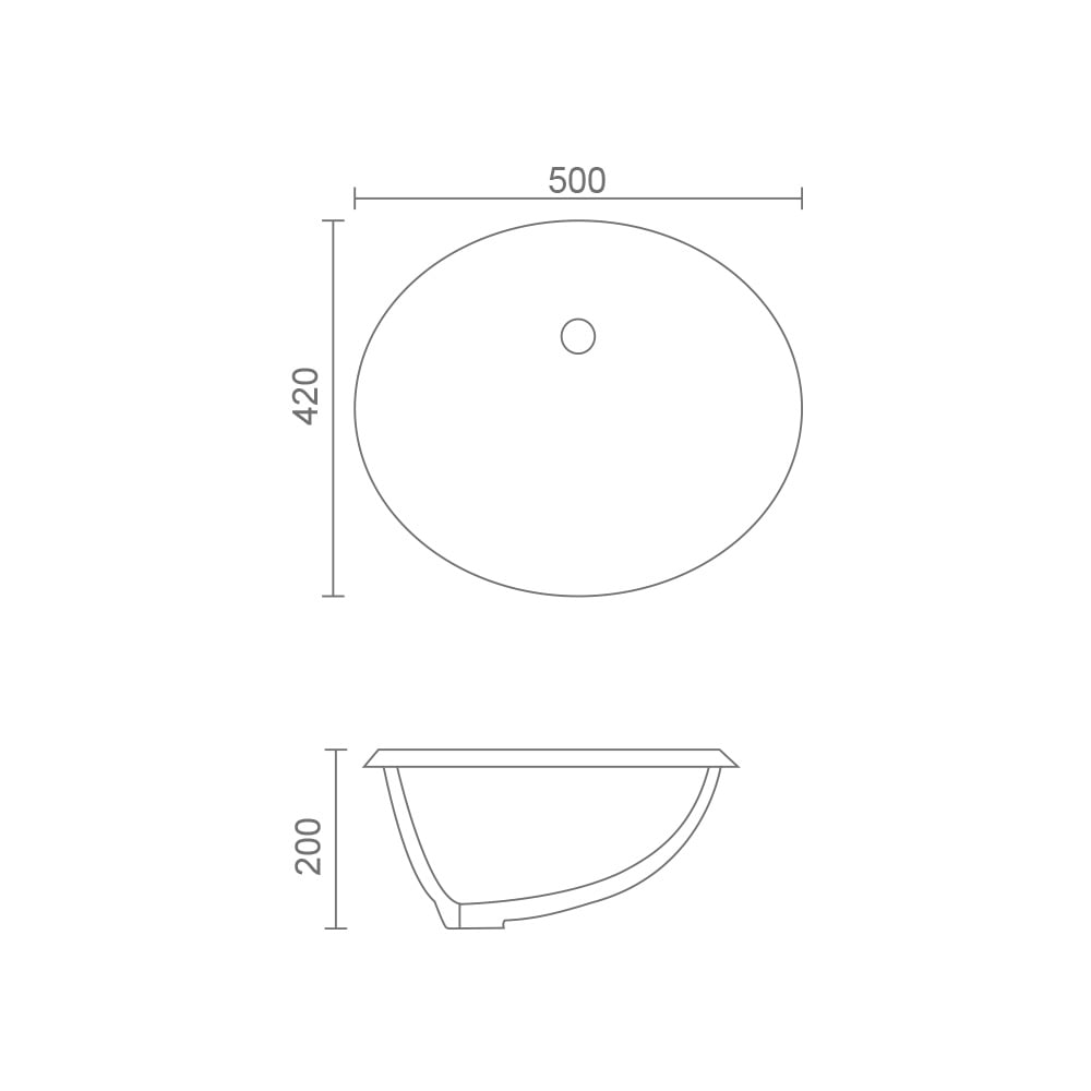 MRBEAR - 下嵌盆 / PMA-342