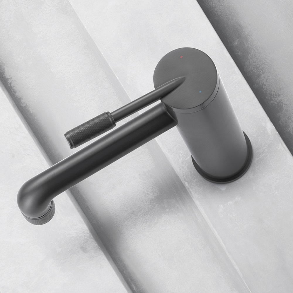 JiangPin - 鐵灰色LOFT風面盆龍頭 - FA17GS