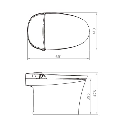 JUSTIME 巧巧智能馬桶 6372-S3-8100 (NEW)