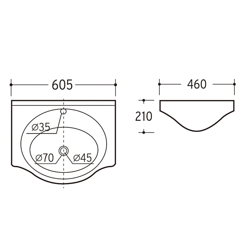 Cassido - 半崁盆 / 60F 8127B 8007