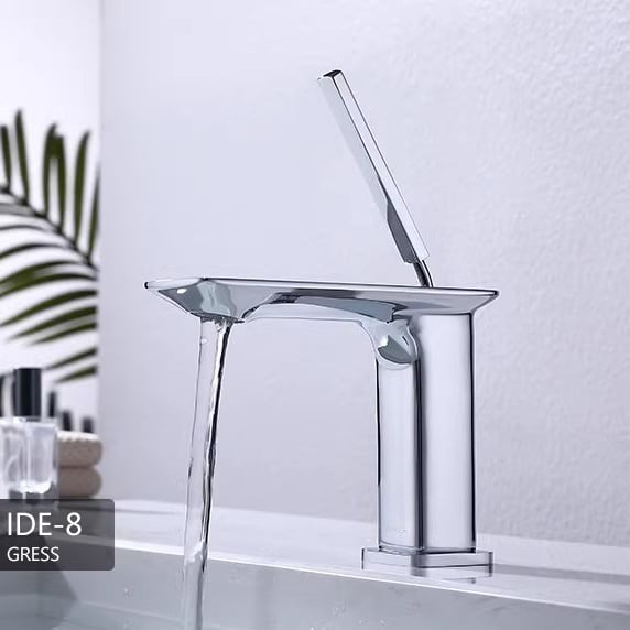 DE系列 - 方體細緻把手面盆龍頭 - BW-100334