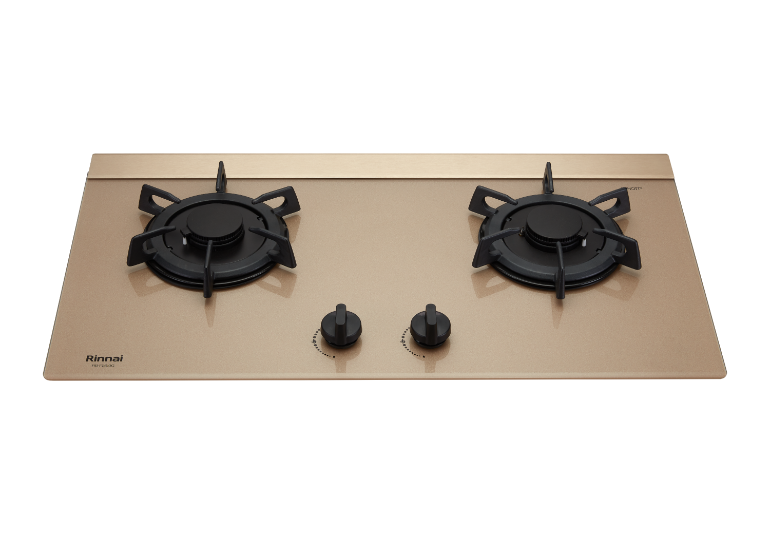 檯面式蓮花玻璃雙口爐-RB-F2610G(K)