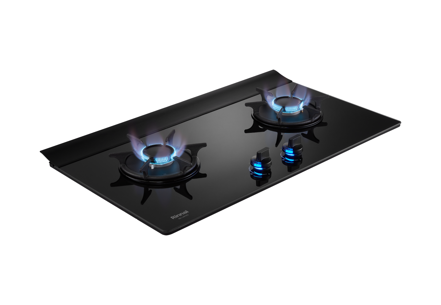 Rinnai林內-檯面式彩焱玻璃雙口爐-RB-L2610G(B)