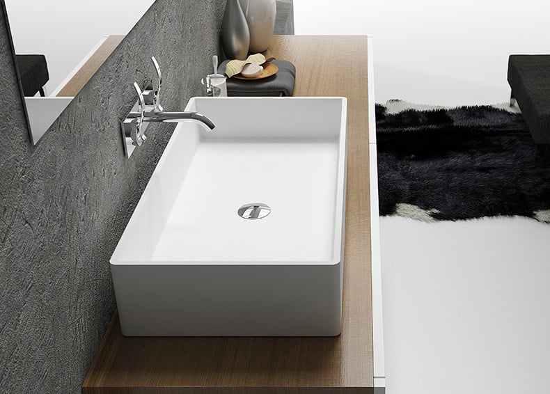 IDEAVIT - 人造石台上面盆 - ST-0106.2
