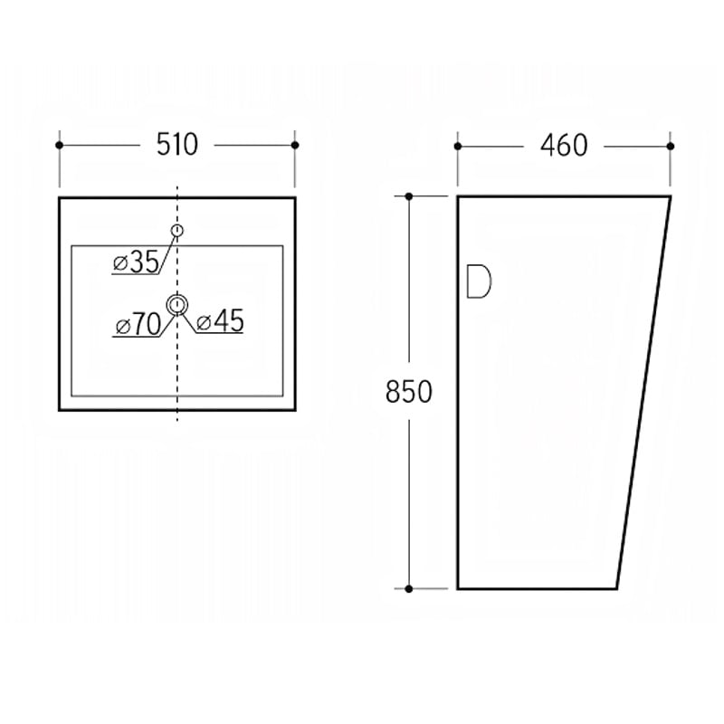 Cassido - 立柱盆 / L001 L002 L112 L113 L114