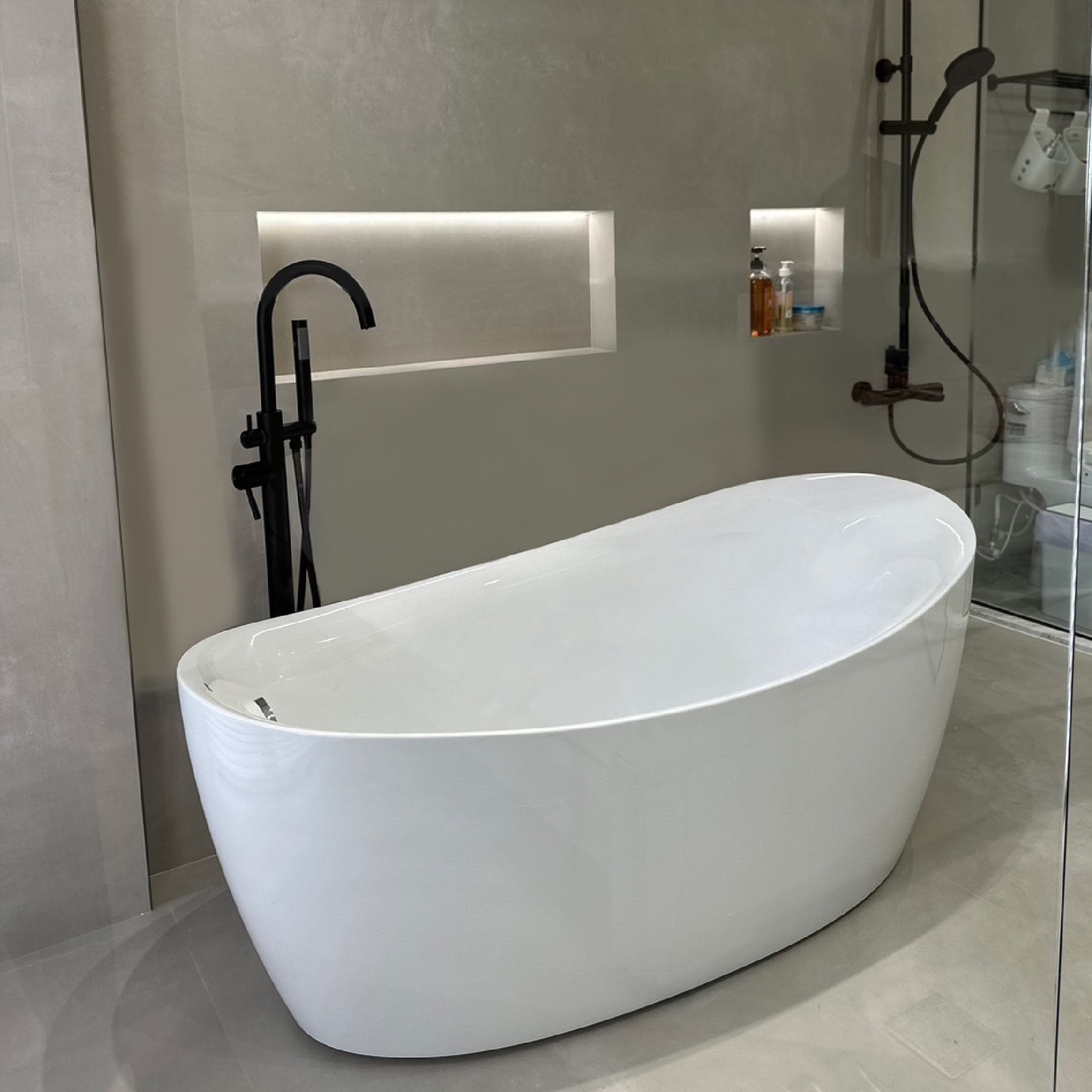 進口I系列 - 蛋型獨立浴缸 / 壓克力獨立浴缸 - SR-PA-H18