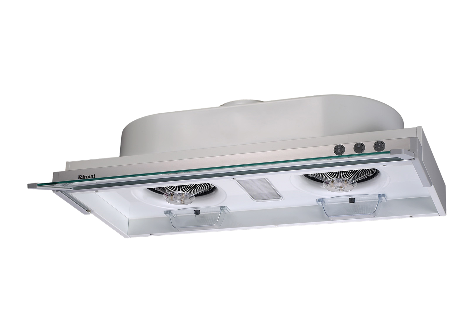 隱藏式強化玻璃導煙設計排油煙機-RH-8079E