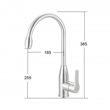 Day&Day - 304不鏽鋼廚房無鉛龍頭 / ED-KS83502