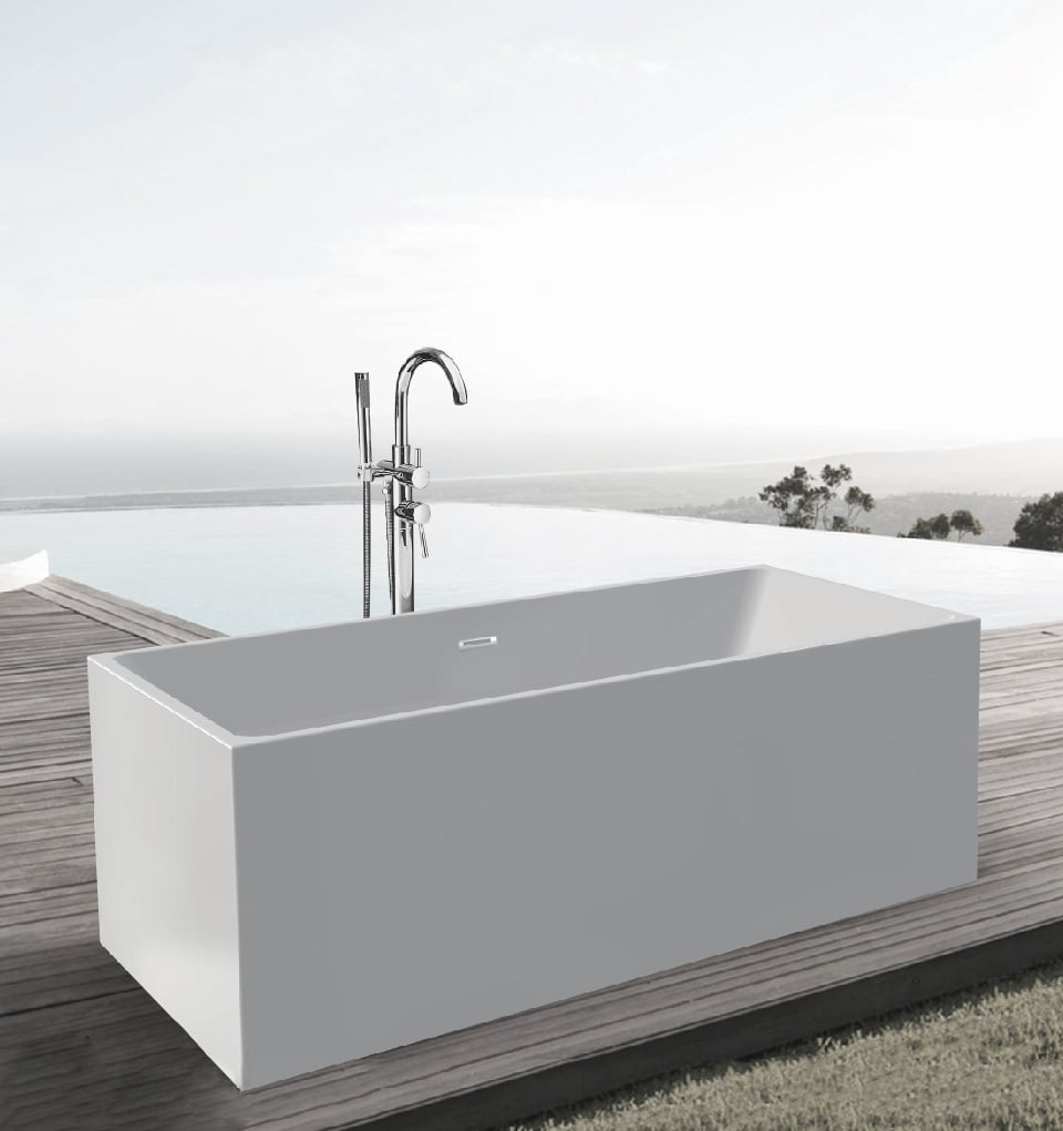 IB系列 - 方型專利斜靠式 - 獨立無縫缸 - IDE-926S (多尺寸)