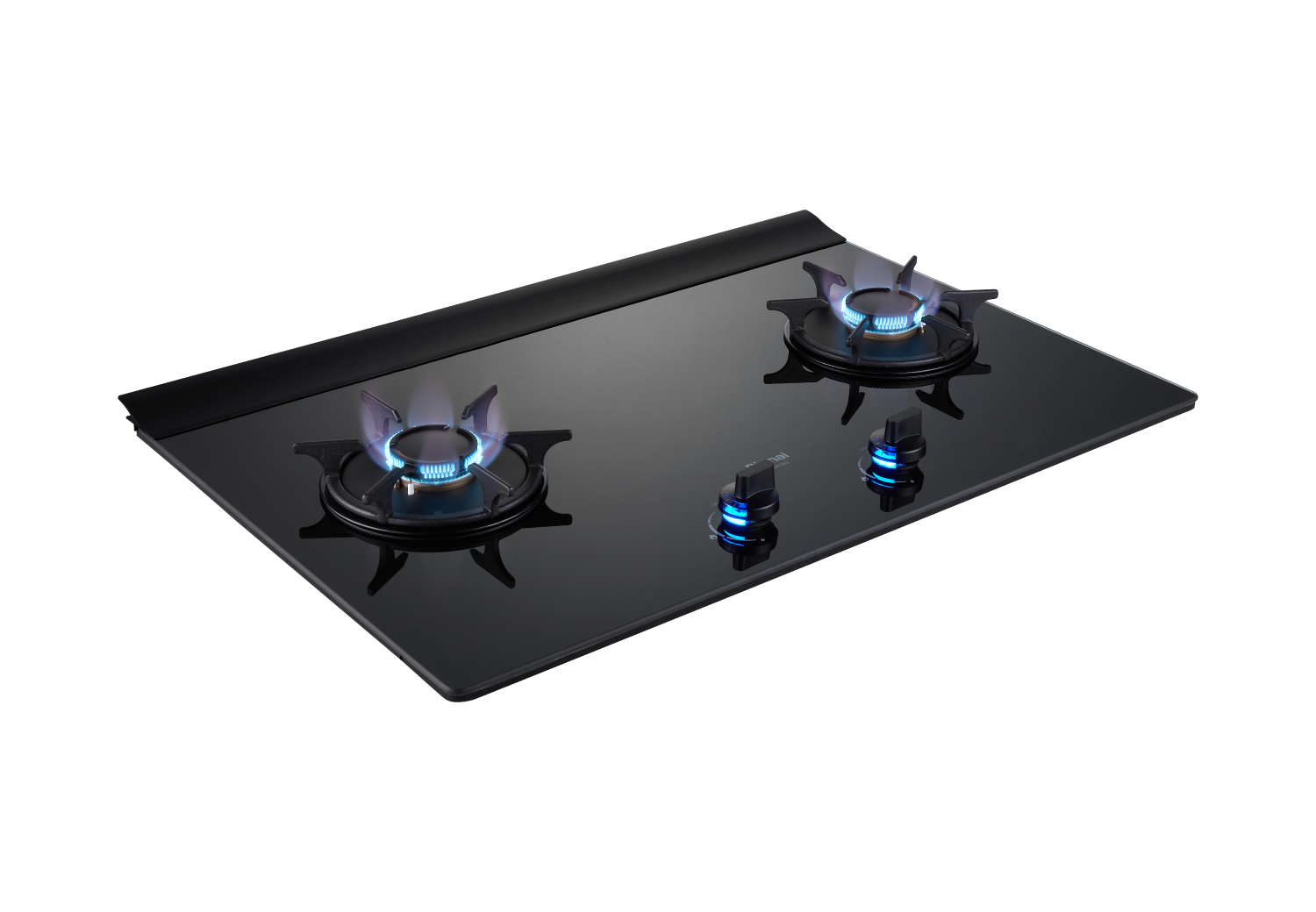 Rinnai林內-檯面式彩焱玻璃雙口爐-RB-L2710G(B)