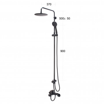 Day&Day - 淋浴柱花灑 / ED-R20753-076BK