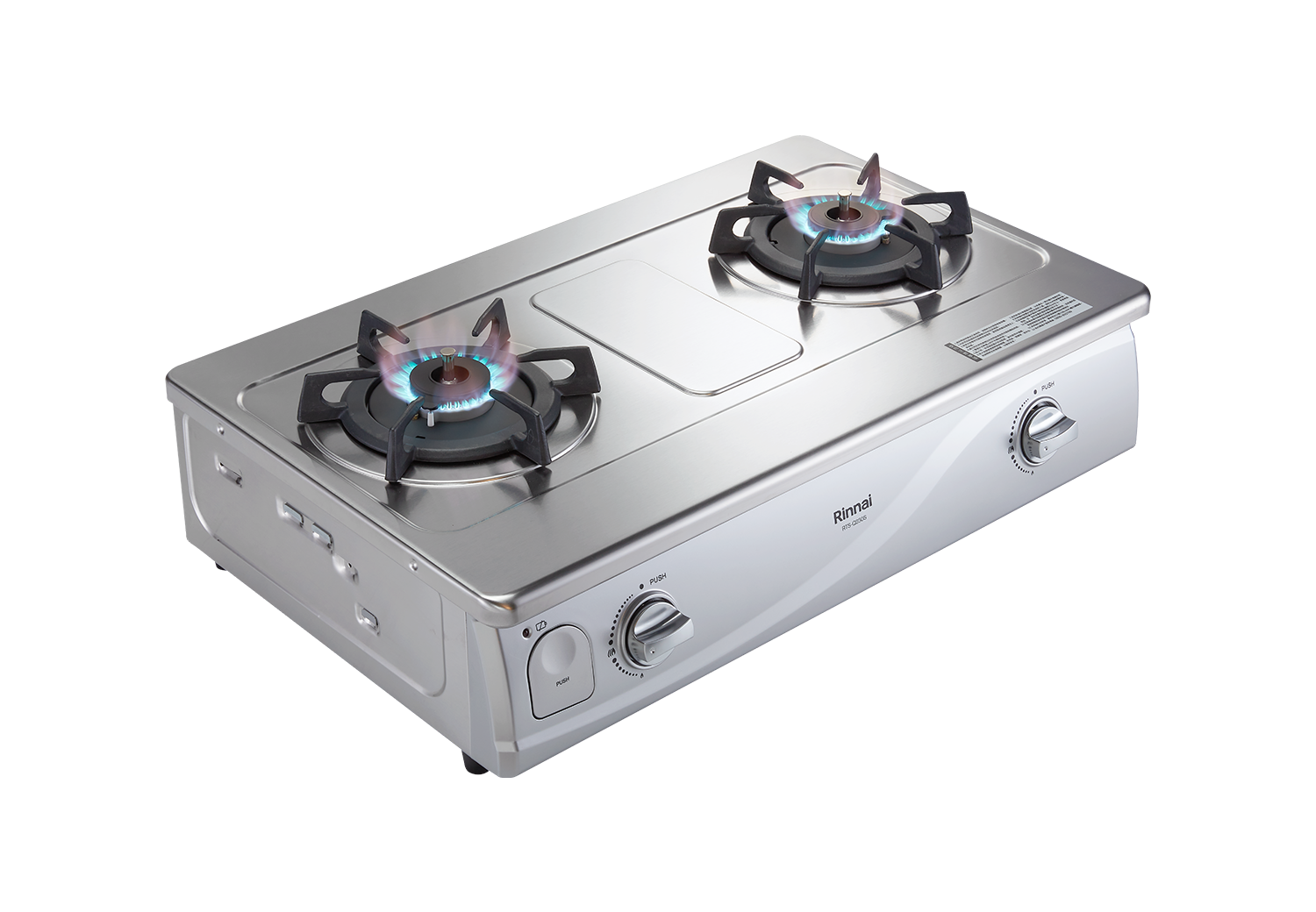 台爐式感溫不鏽鋼雙口爐-RTS-Q230S