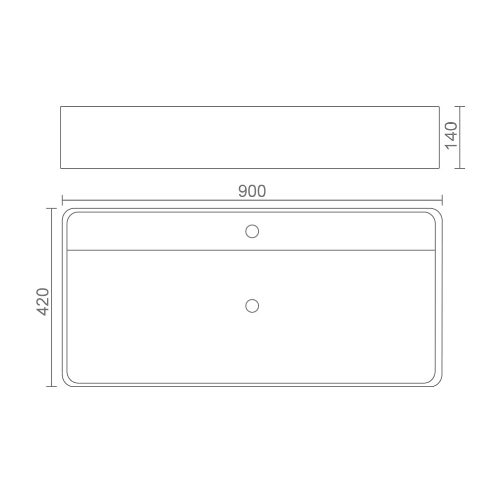 MRBEAR - NEW!! 檯上盆 / PMA-1023-90