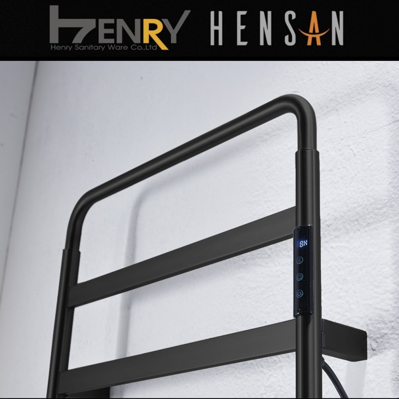 HENSAN - 智能電熱毛巾桿 / F-2023-PB(質感黑)