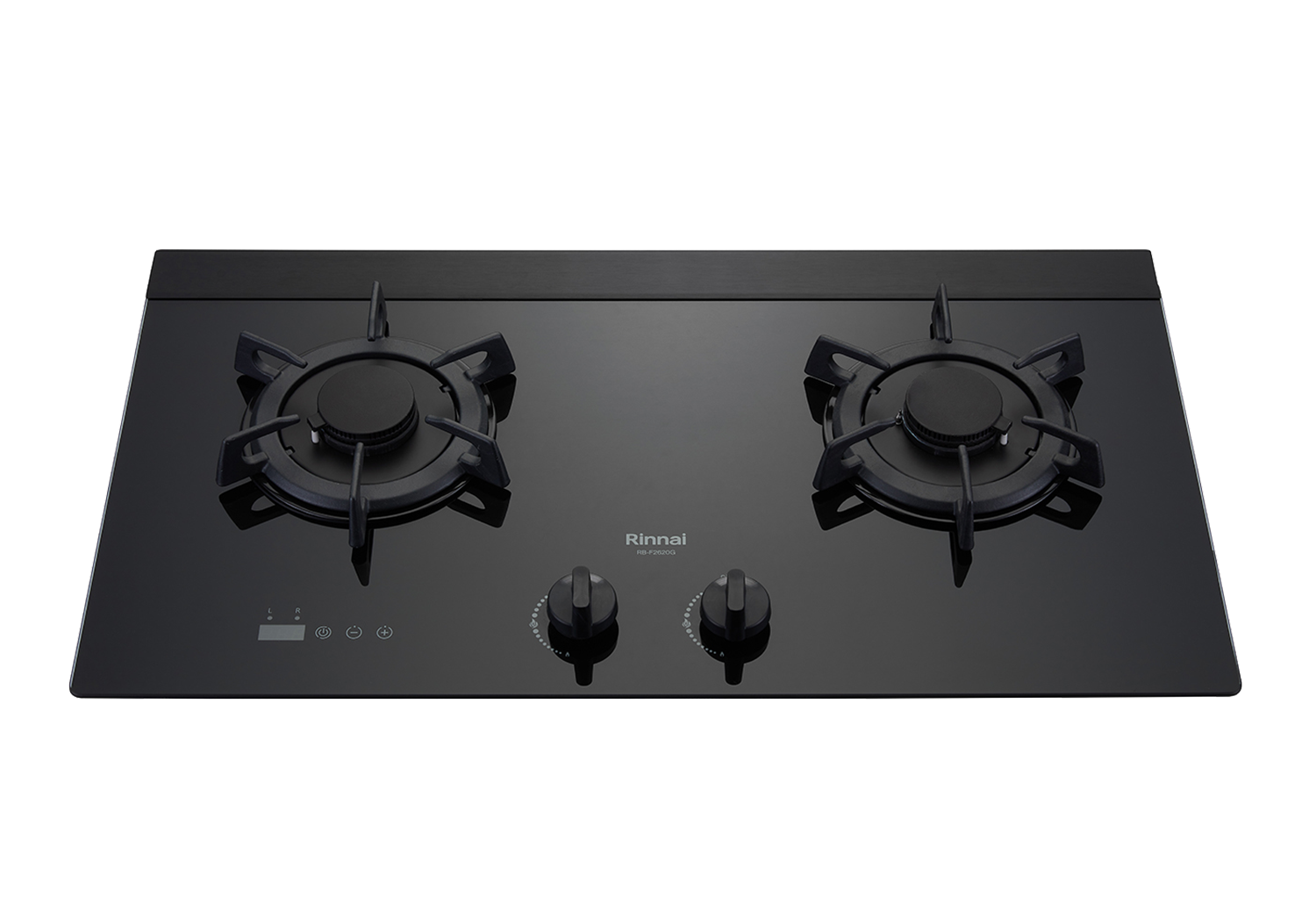 檯面式蓮花玻璃雙口爐-RB-F2620G(B)