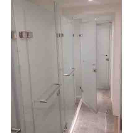 淋浴拉門乾溼分離 - 特殊造型門 JC-007.P