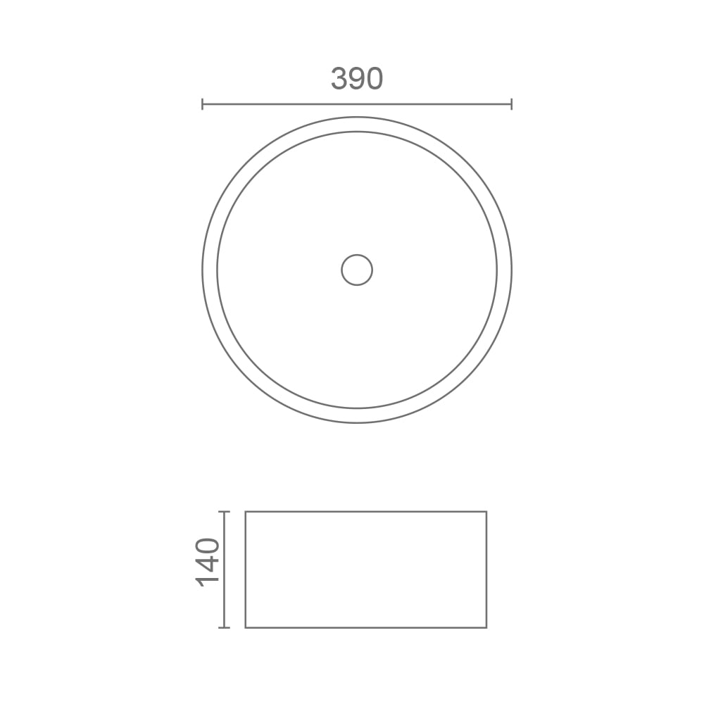 MRBEAR - 薄圓盆 / PMA-1062A