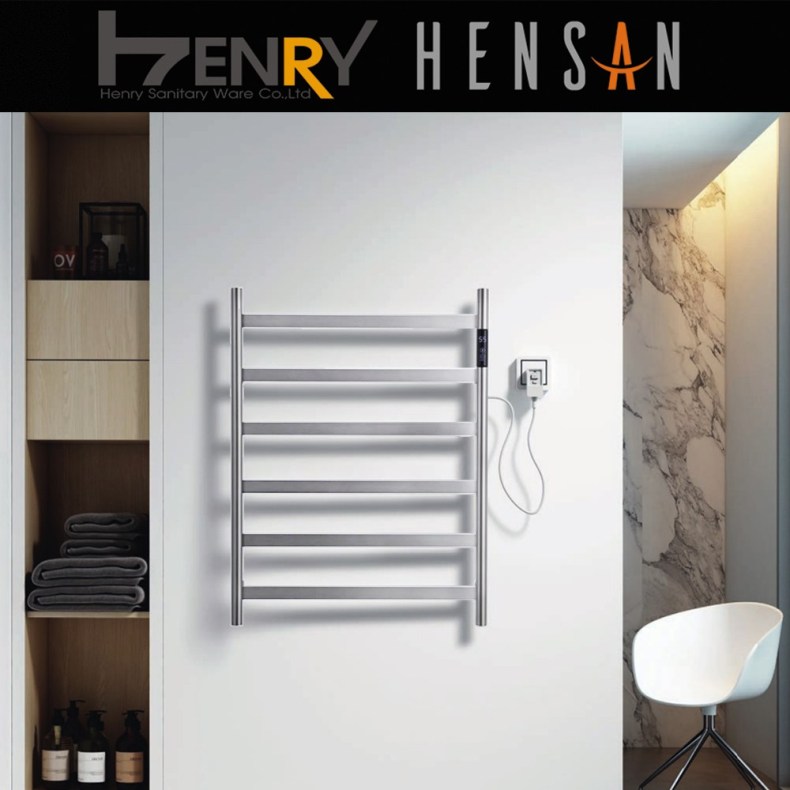 HENSAN - 智能電熱毛巾桿 / F-2405(人文鋼)