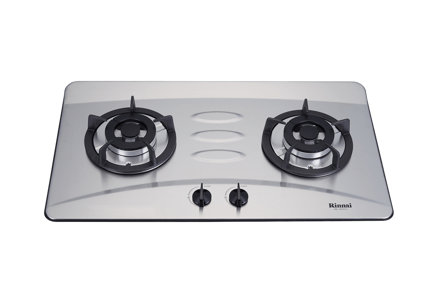 檯面式防漏不銹鋼雙口爐-RB-H201S