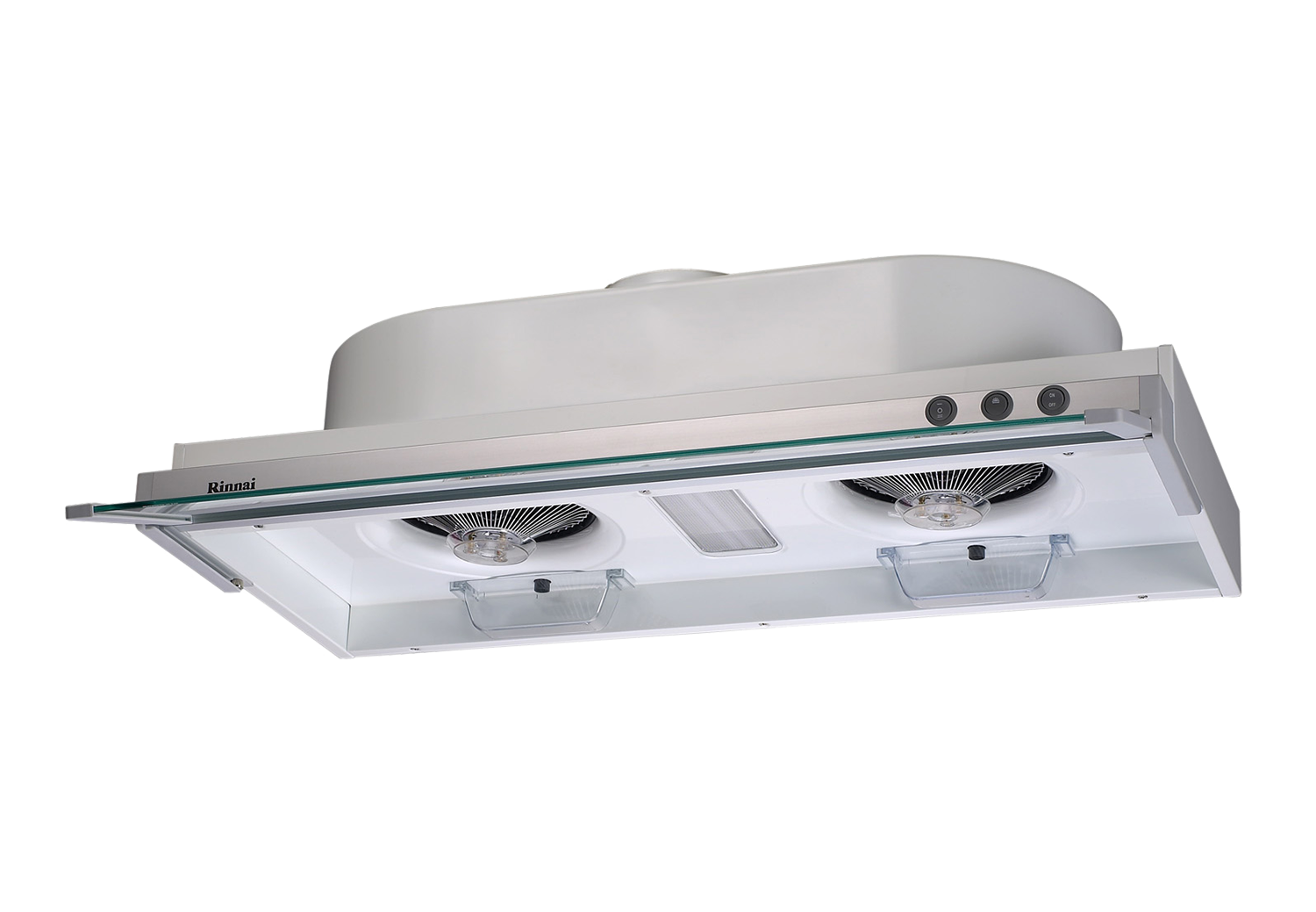 隱藏式強化玻璃導煙設計排油煙機-RH-9079E