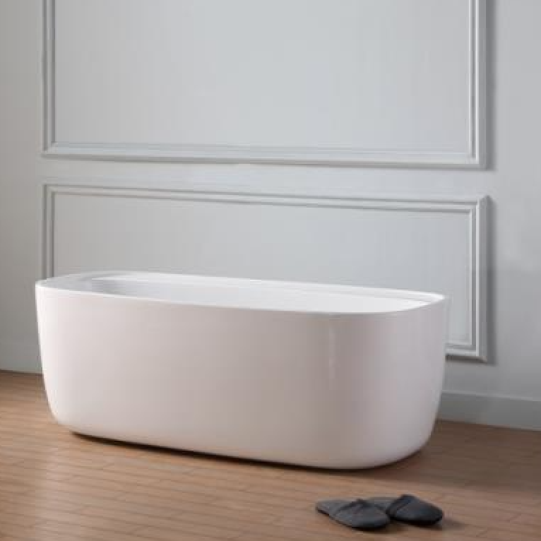 IB系列 - 缸上型多件式浴缸龍頭平台款 - 獨立無縫一體成型奈米缸 / IDE-6665S