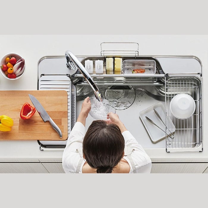 LIXIL 驪住 - 3D立體不鏽鋼靜音大水槽 | 日本原裝進口(A9U壓花款/A9M平光款)