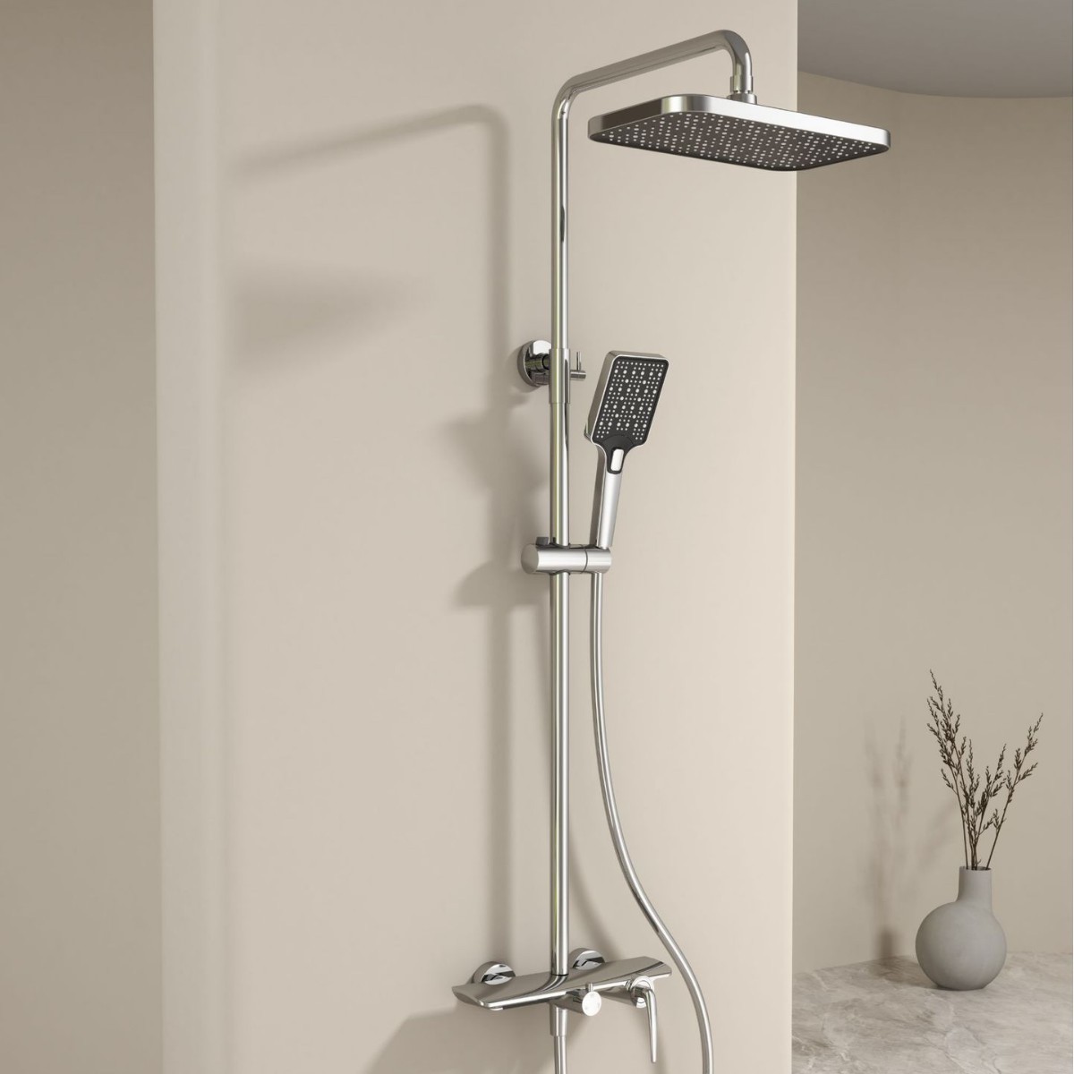 IDEAVIT -  就是薄旋鈕切換淋浴柱花灑  -  JSB-L226417