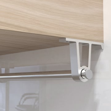DAY&DAY 日日 廚房 / 掛桿上櫃固定座-霧面 / 中通 2900 / 一對 2900-2 DAY&DAY 日日 廚房 / 掛桿上櫃固定座-霧面 / 中通 2900 / 一對 2900-2