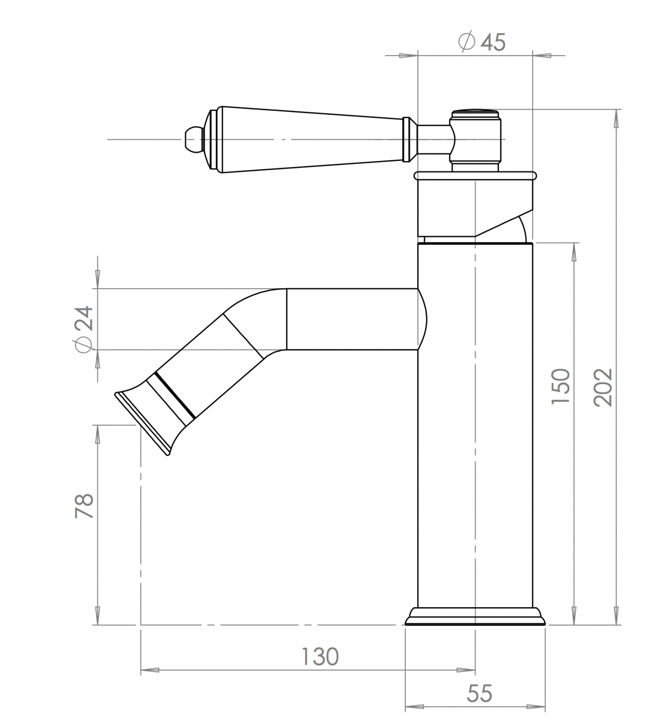 Day&Day浴室無鉛龍頭-EA-215-GW