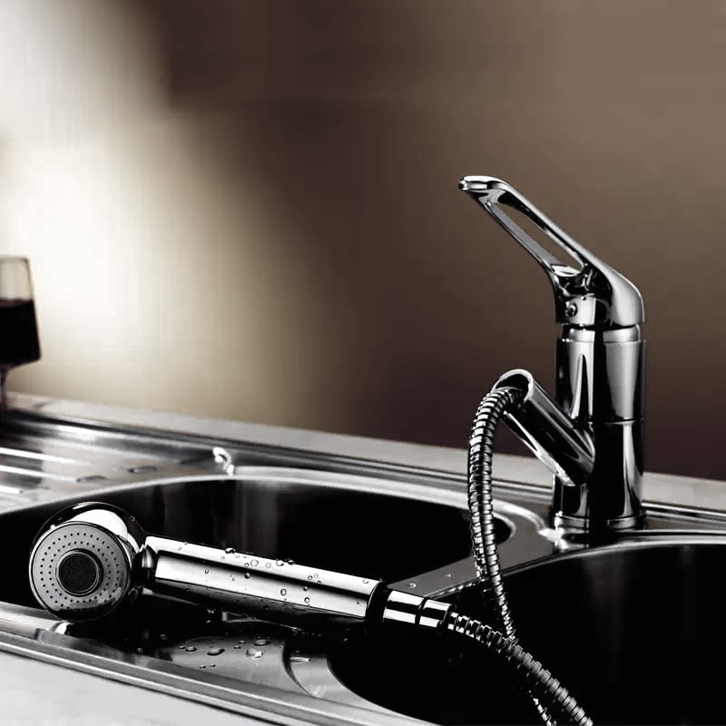 DE系列 - 矮款抽拉式陽台龍頭 / 雙切換 - Y64825