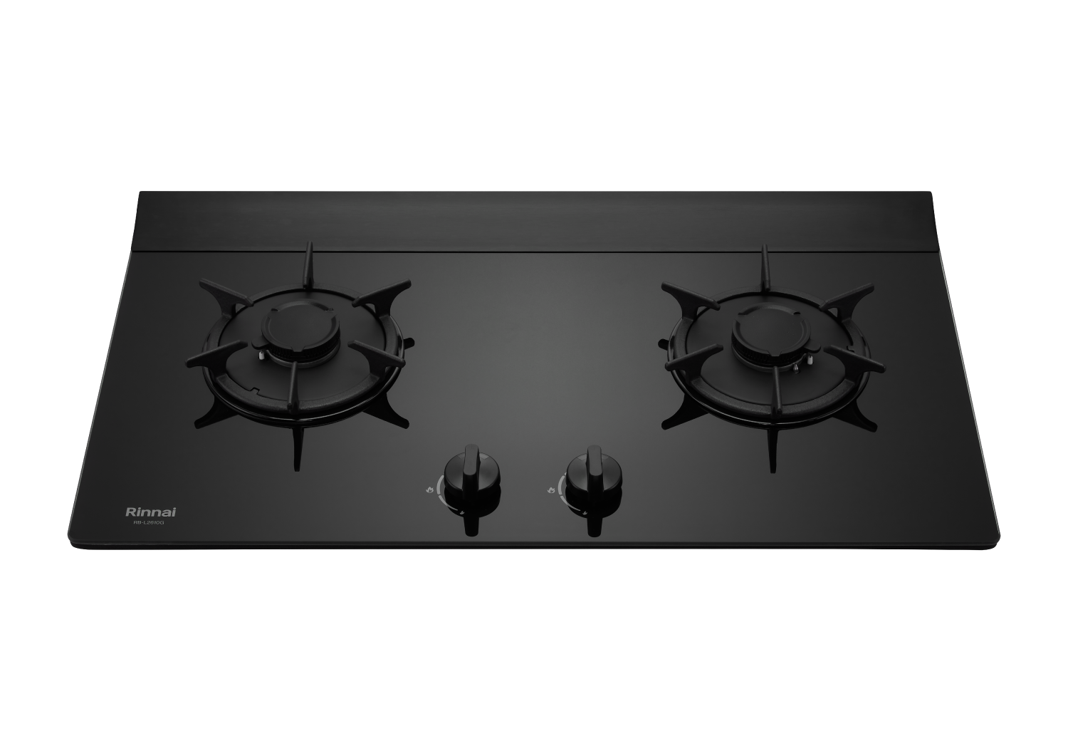 Rinnai林內-檯面式彩焱玻璃雙口爐-RB-L2610G(B)
