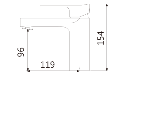 T.A.P. - 面盆龍頭(霧感黑) / TAP-100564