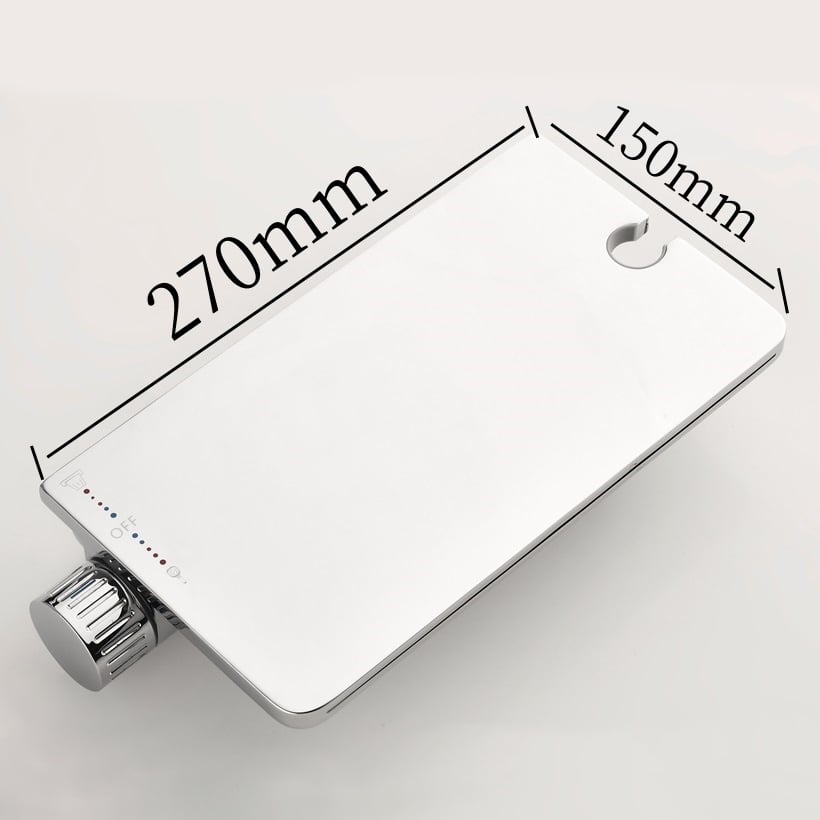 DE系列款 - 旋鈕切換寬台面式瀑布龍頭 - LD-1807-K-T