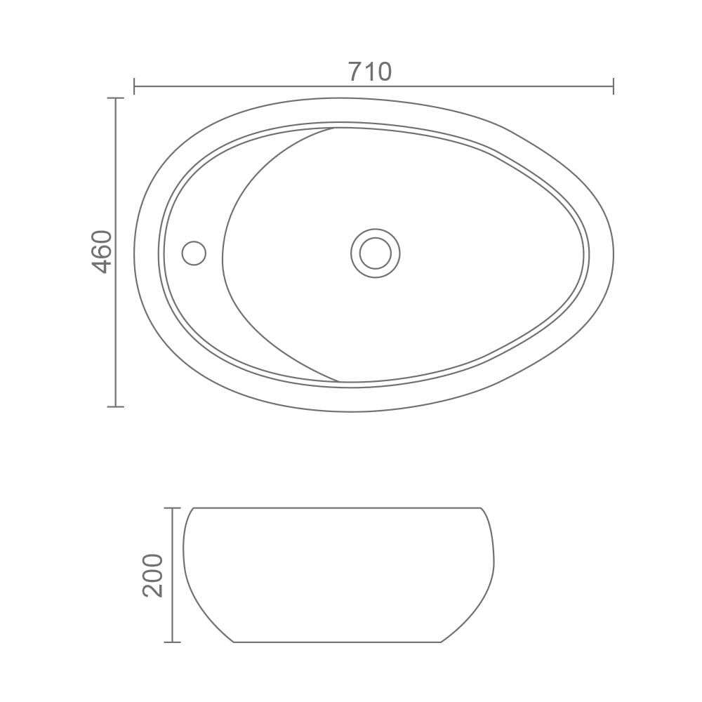 MRBEAR - 檯上盆 / PMA-1007
