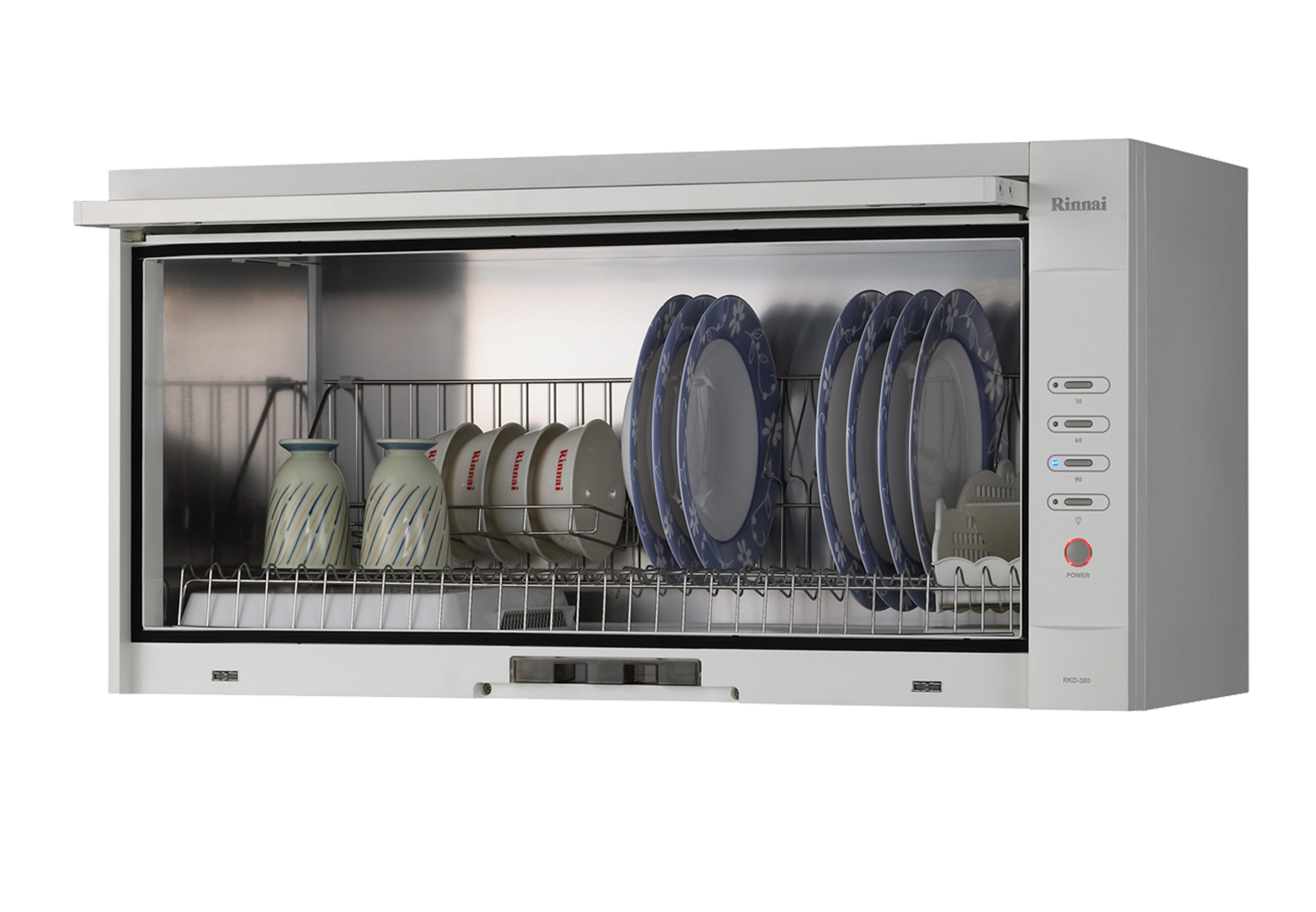 懸掛式臭氧殺菌烘碗機-RKD-390S(W)