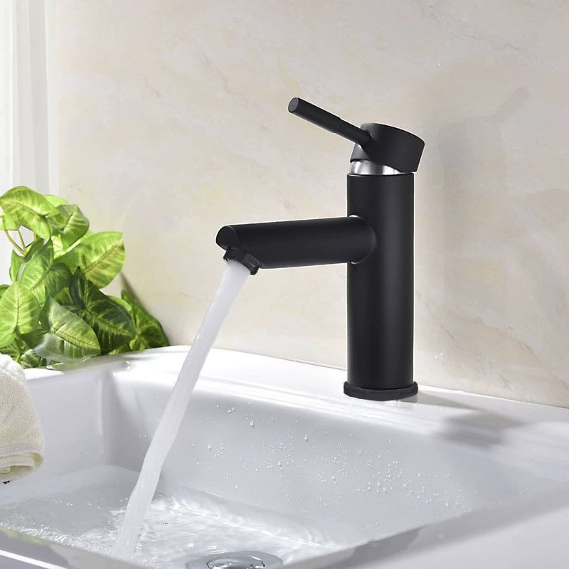 K-BOSS-烤漆霧黑色 面盆龍頭-CPS-2117BK